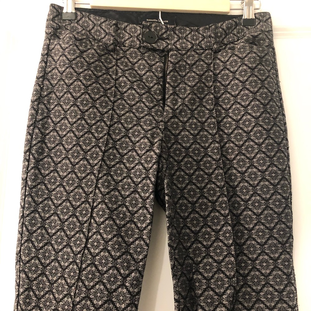 Black and Grey Nanette Lepore Pants